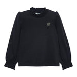 ABEL & LULA shirt tinta unita mezzo collo Nero per Bambina 5672XX NERO ABEL & LULA