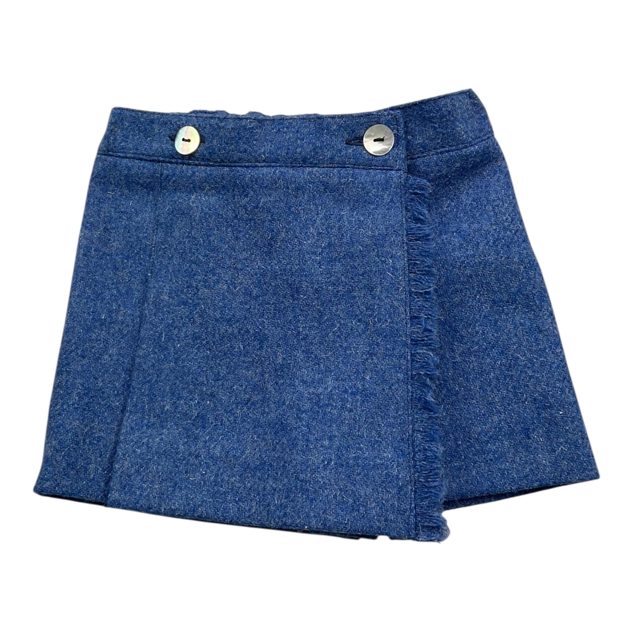 PAIO CRIPPA short tinta unita con elastico in vita Blu per Neonata CROCUSN BLU PAIO CRIPPA