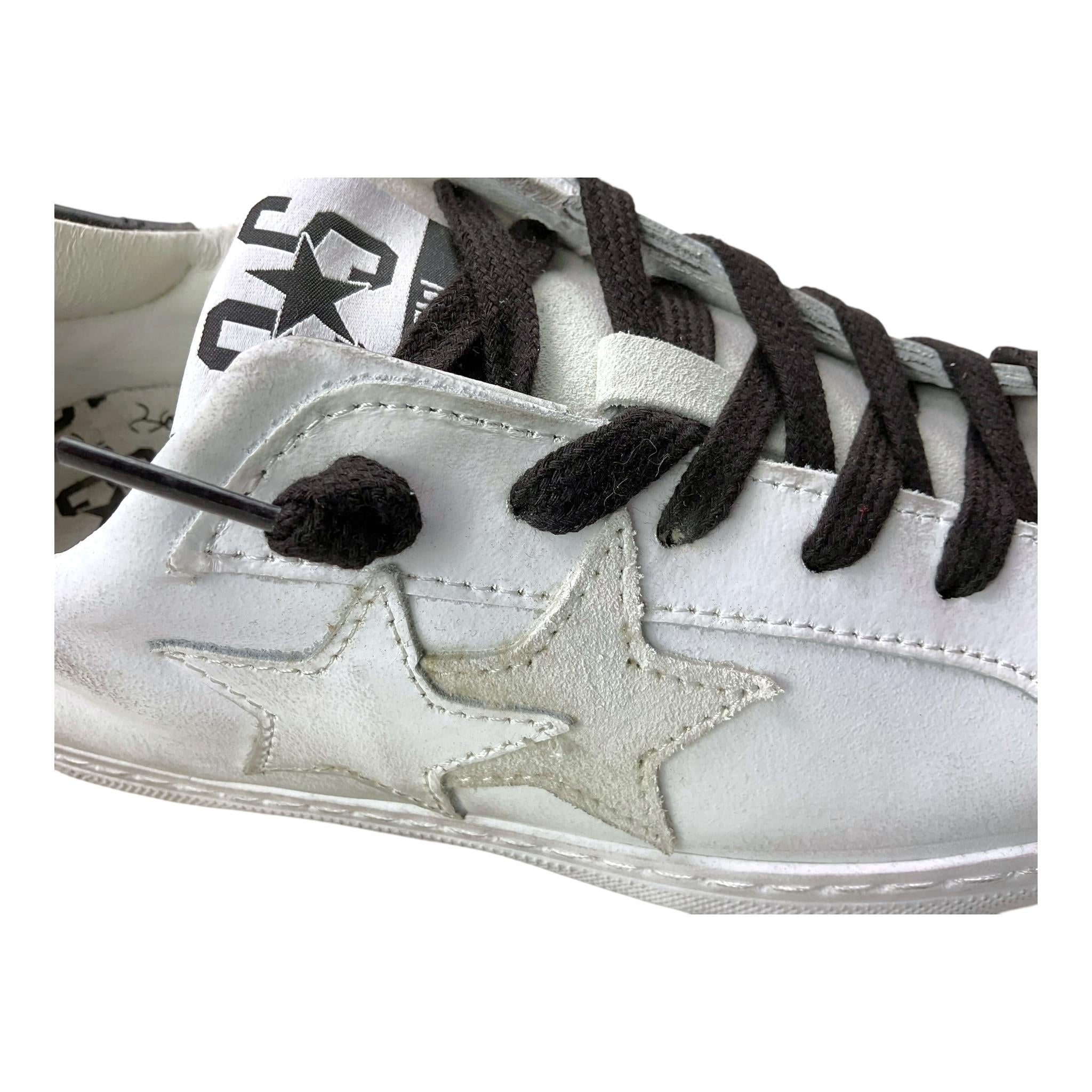 2STAR sneakers tinta unita con lacci Bianco per Bambino 2SB2642 BIANCO 2STAR