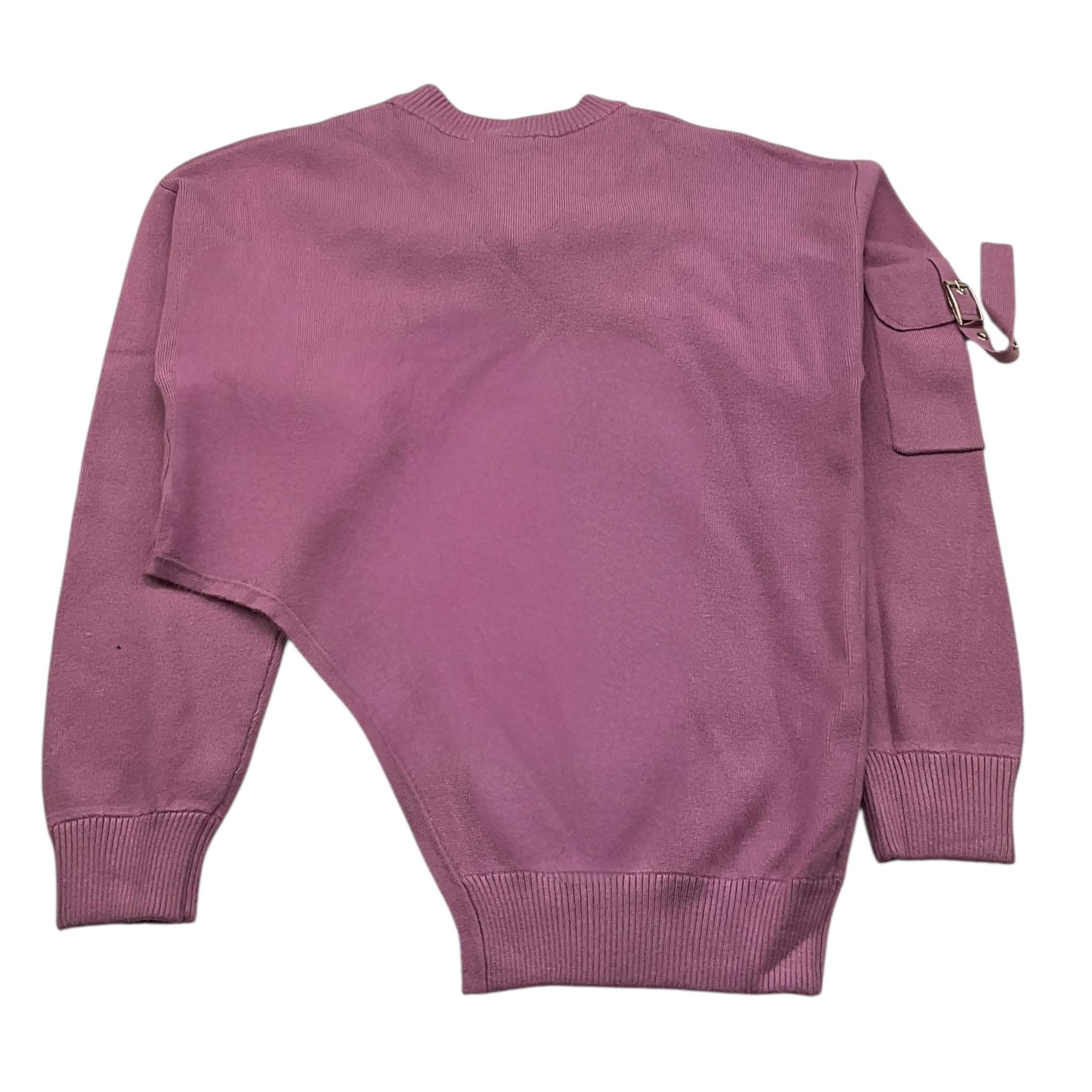 TO be too maglia girocollo tinta unita asimmetrica Lilla per Bambina TFJF24M483 LILLA TO be too