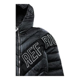 REFRIGUE giubbino tinta unita con cappucci e logo Nero per Bambina 2841Y00006 NERO REFRIGUE