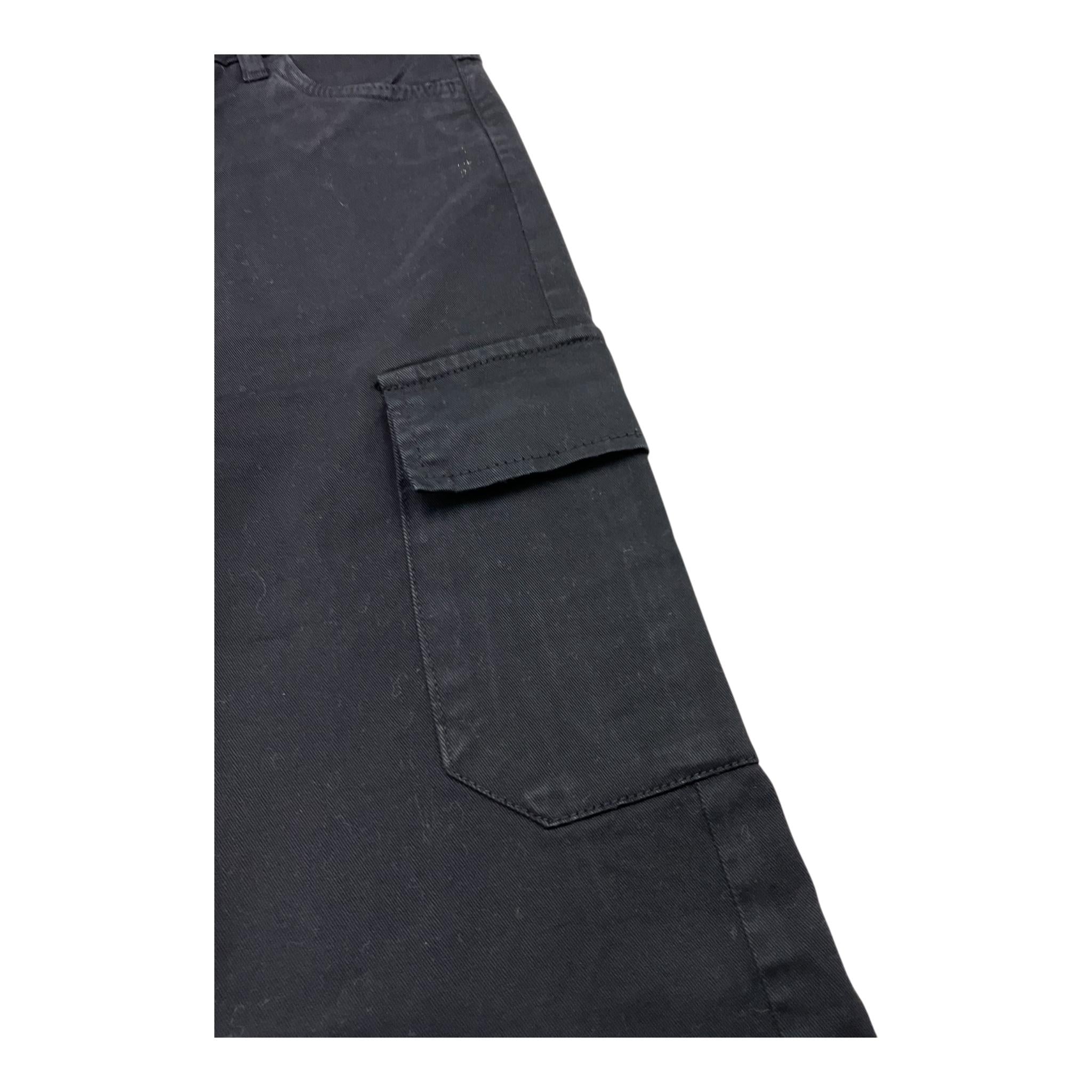 PAOLO PECORA jeans tinta unita con tasconi Nero per Bambino PP3860 NERO PAOLO PECORA