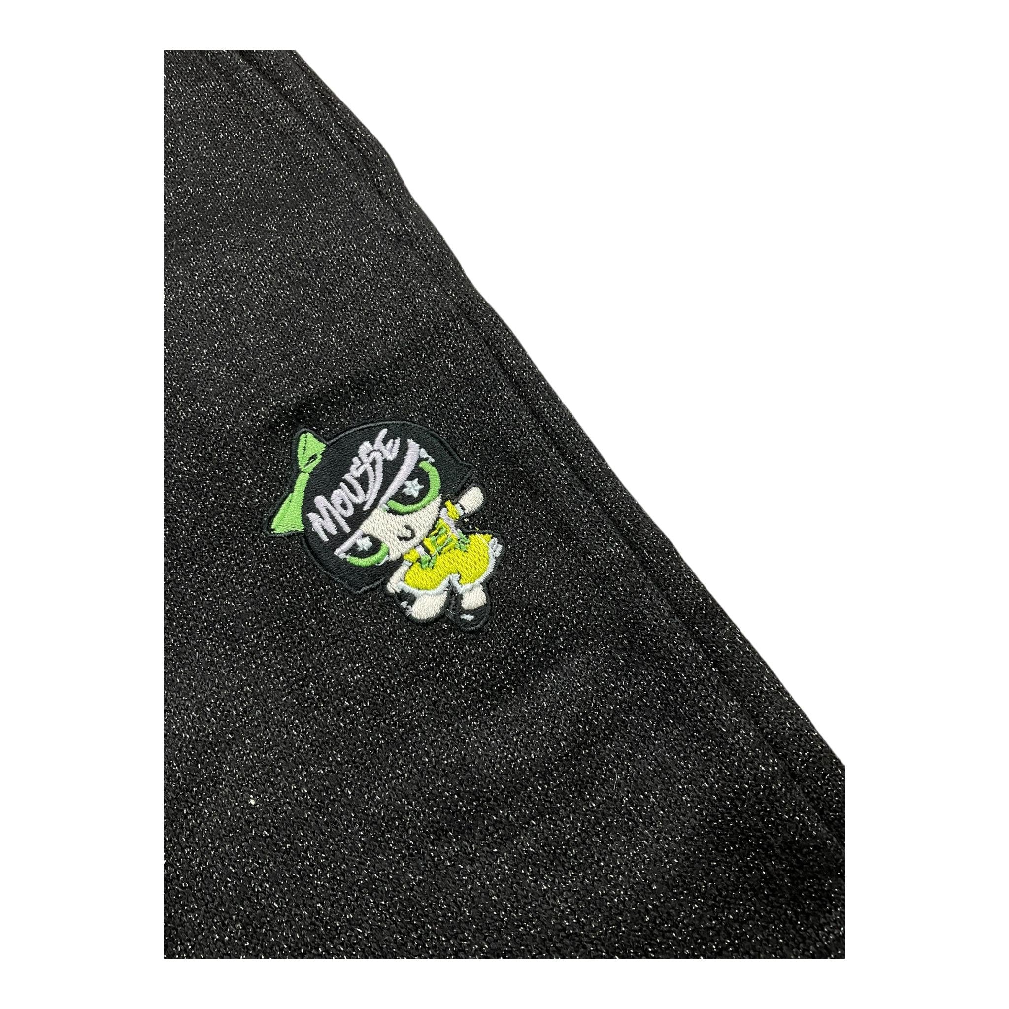 MOUSSE pantalone tinta unita modello a palazzo Nero per Bambina PZZO NERO MOUSSE