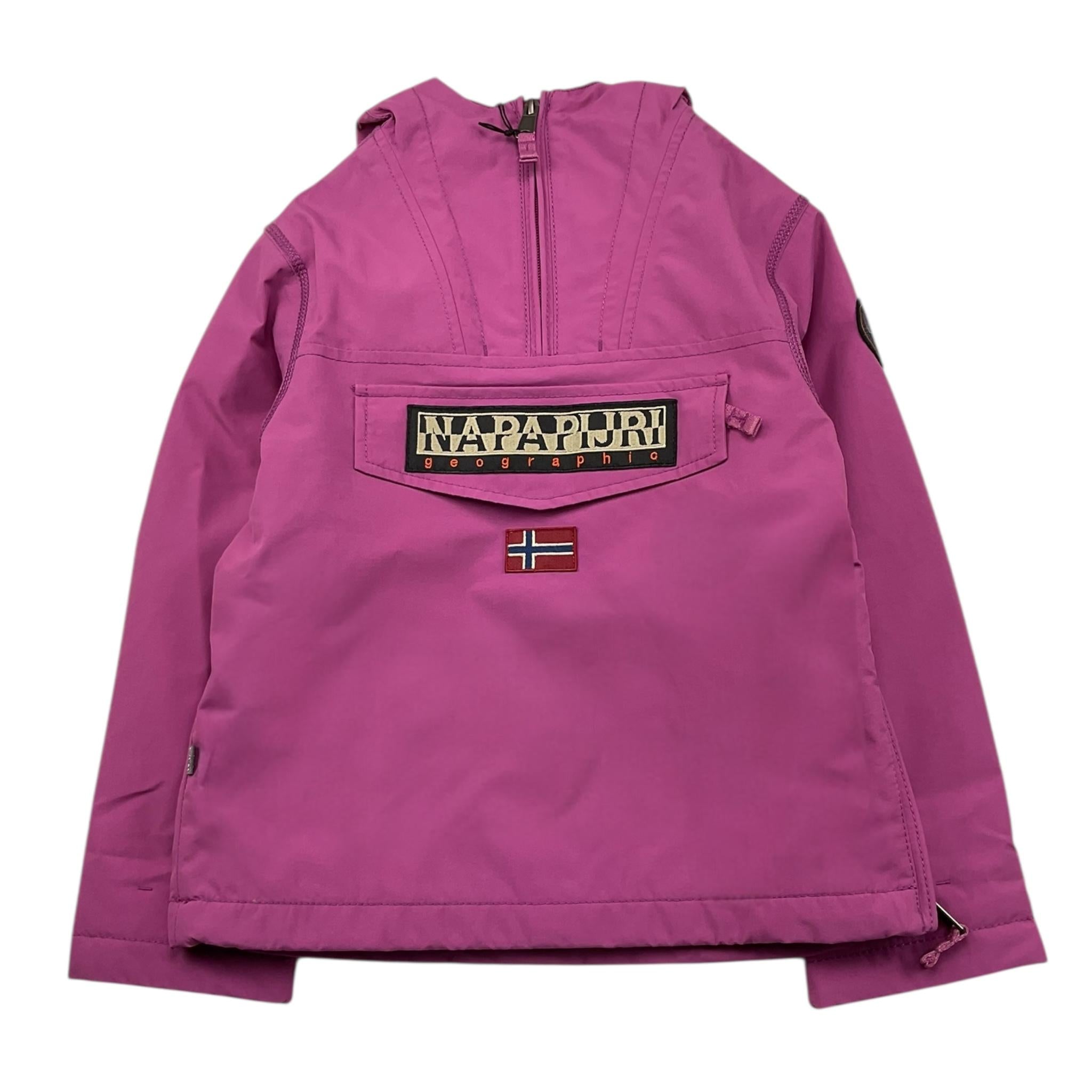 NAPAPIJRI giubbino tinta unita con zip e cappuccio Viola per Bambina N0YGY9 VIOLA NAPAPIJRI