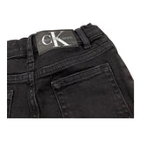 CALVIN KLEIN jeans tinta unita con girovita regolabile Nero per Neonato IB0IB00218 NERO CALVIN KLEIN