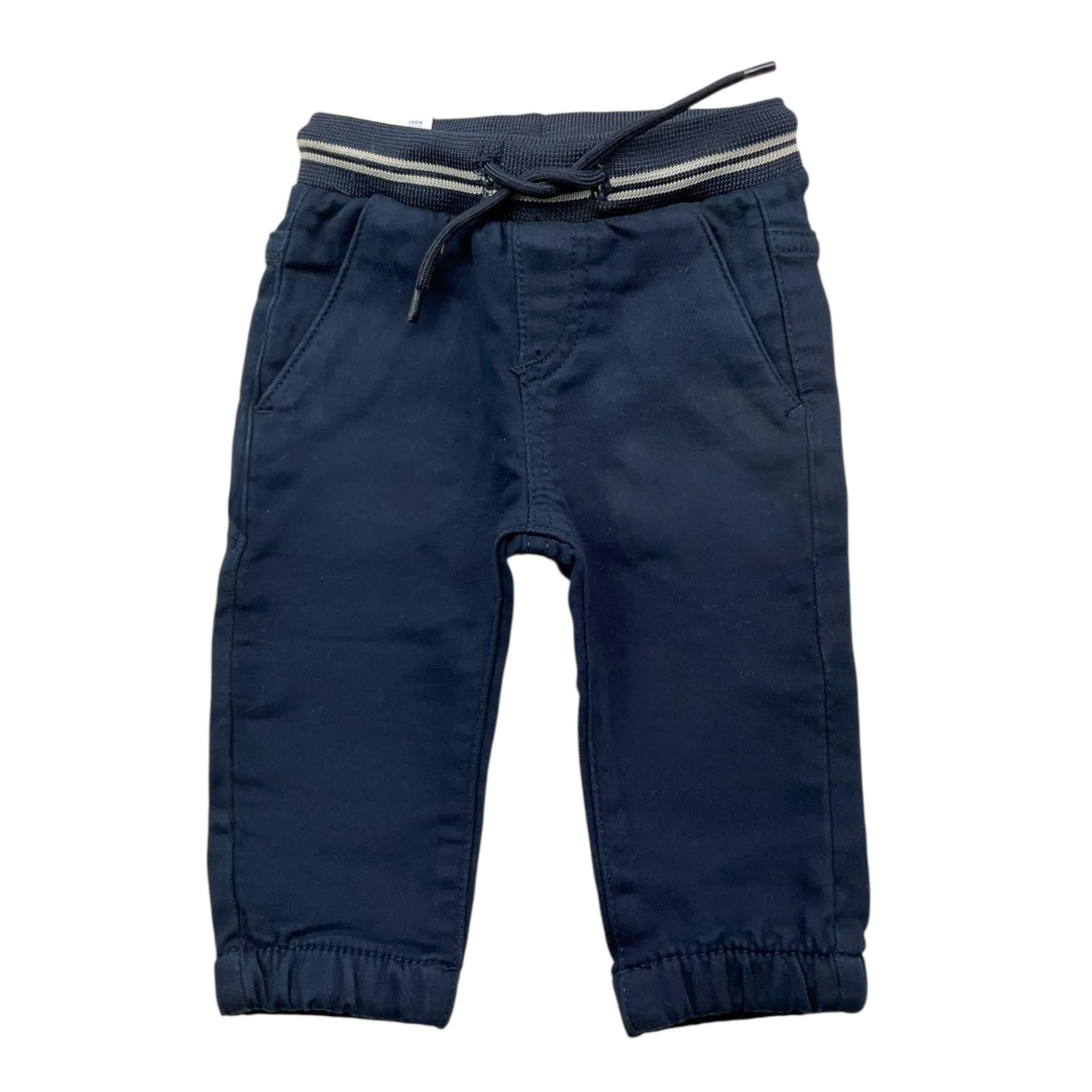 MAYORAL pantalone tinta unita con elastico in vita Blu per Neonato 2536X BLU MAYORAL