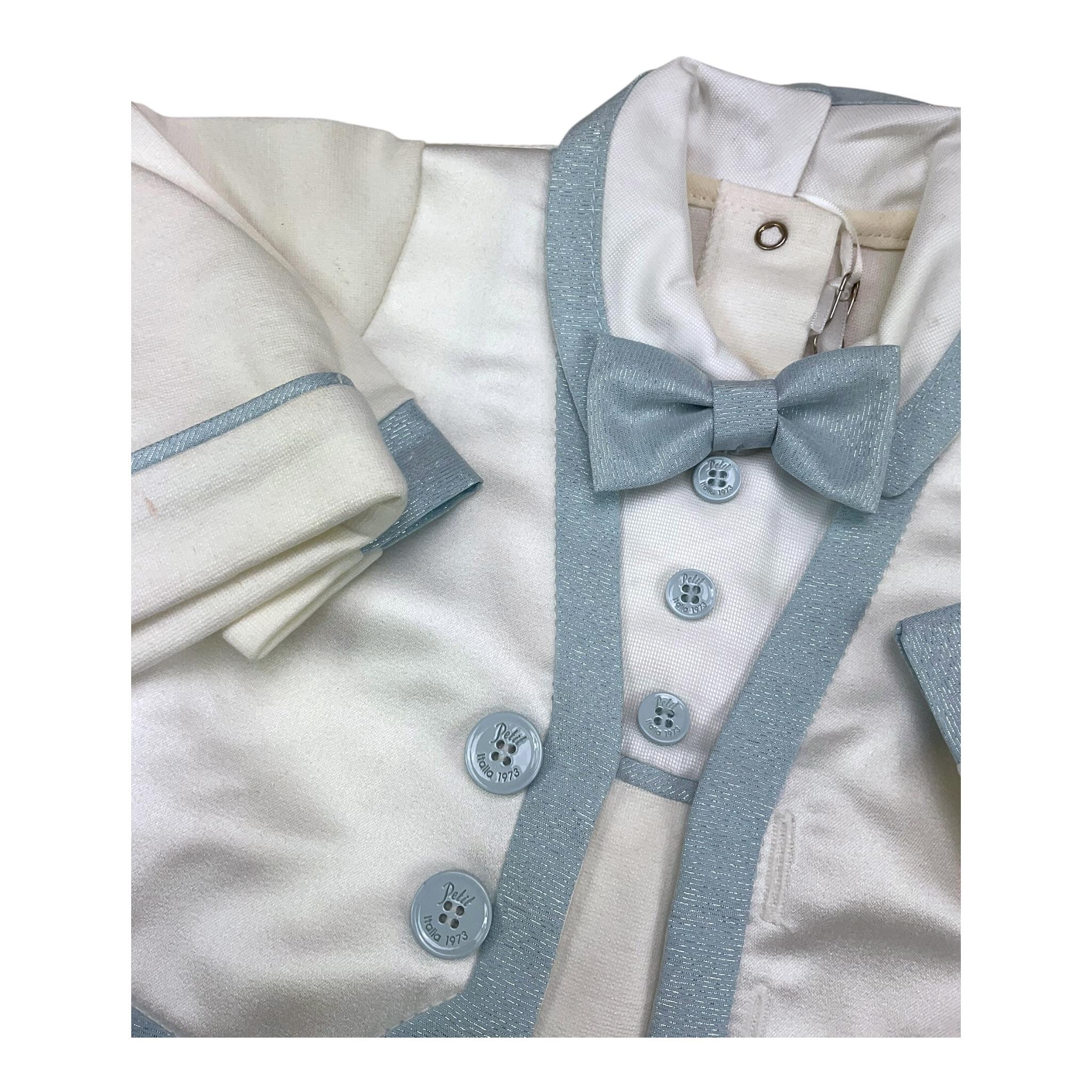 PETIT completo 3 pezzi shirt-ghettina-cappello Bianco per Neonato S7415580 BIANCO PETIT