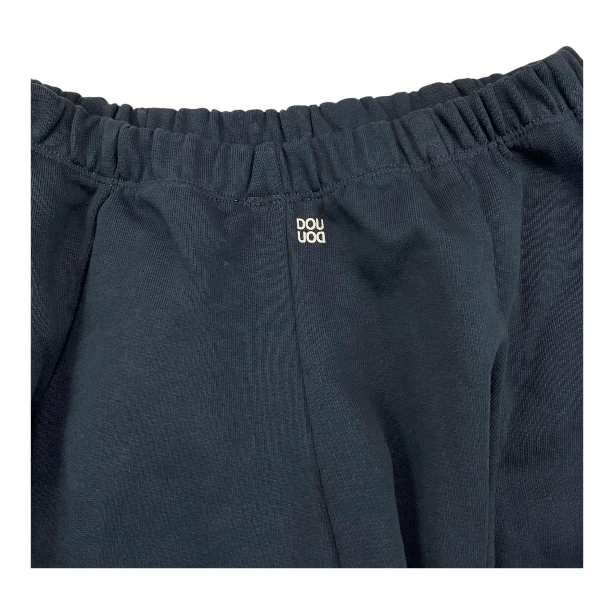 DOU DOU gonna tinta unita con elastico in vita Blu per Bambina DV7A41 BLU DOU DOU