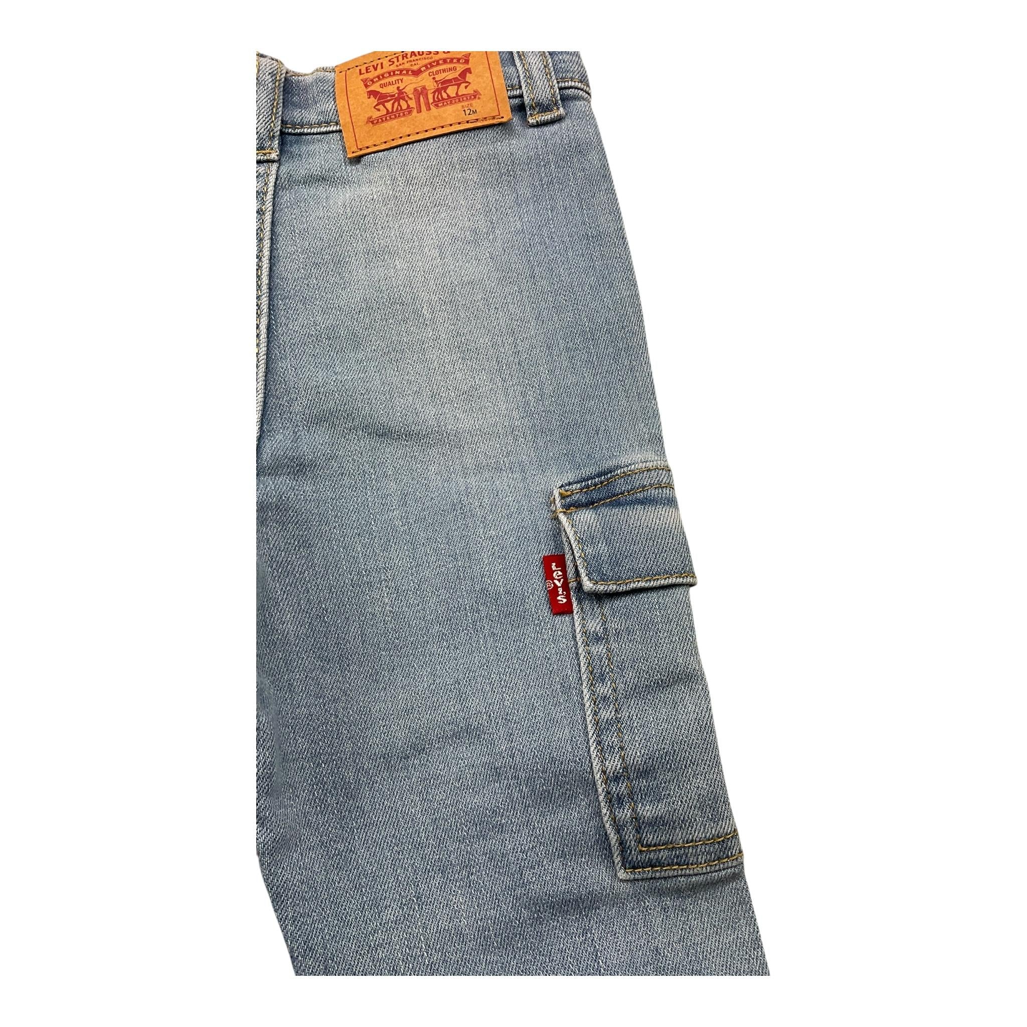LEVI'S jeans tinta unita con tasconi Azzurro per Bambino 6EL330J AZZURRO LEVI'S
