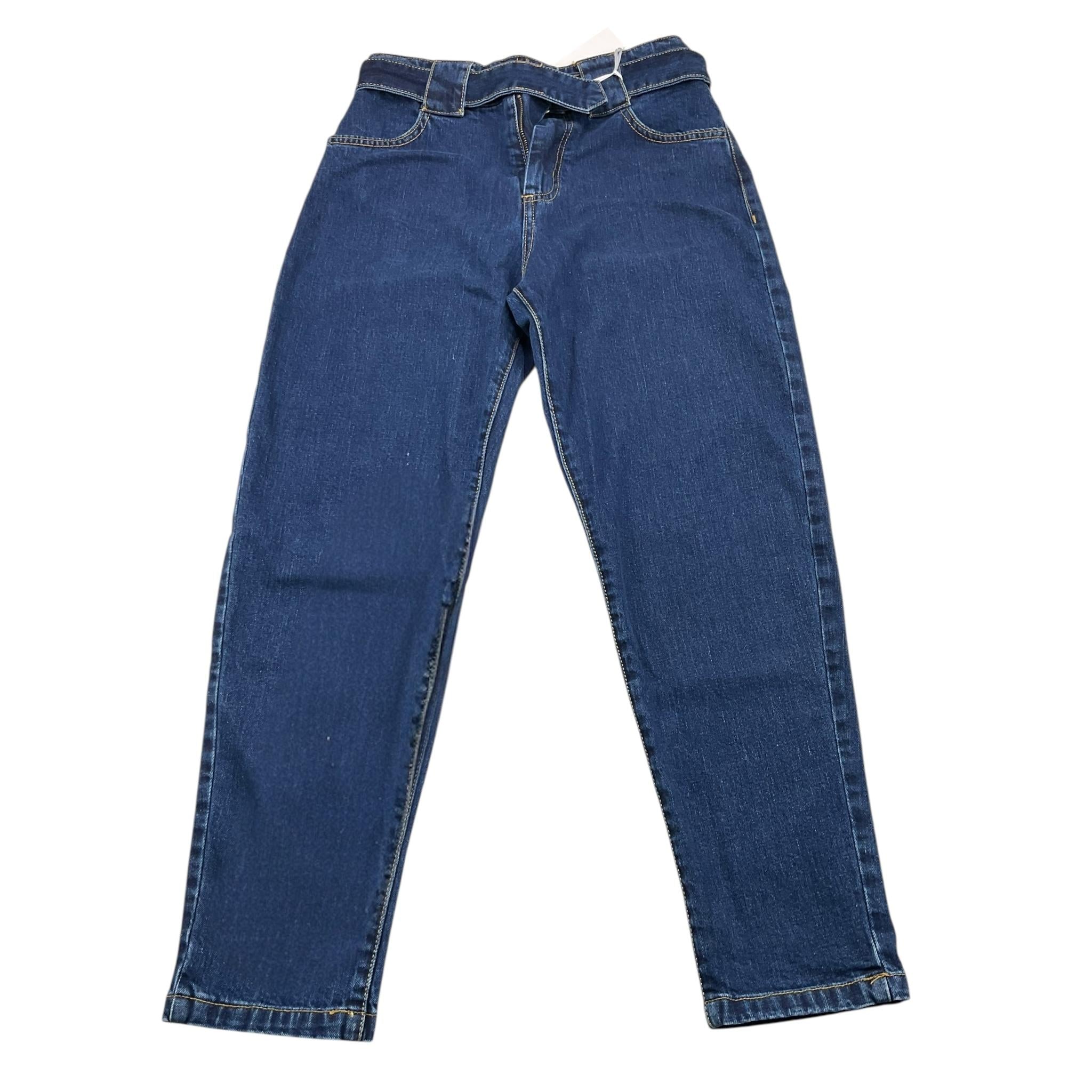 FUN & FUN jeans tinta unita con cintura Blu per Bambina FCJPT12913X BLU FUN & FUN