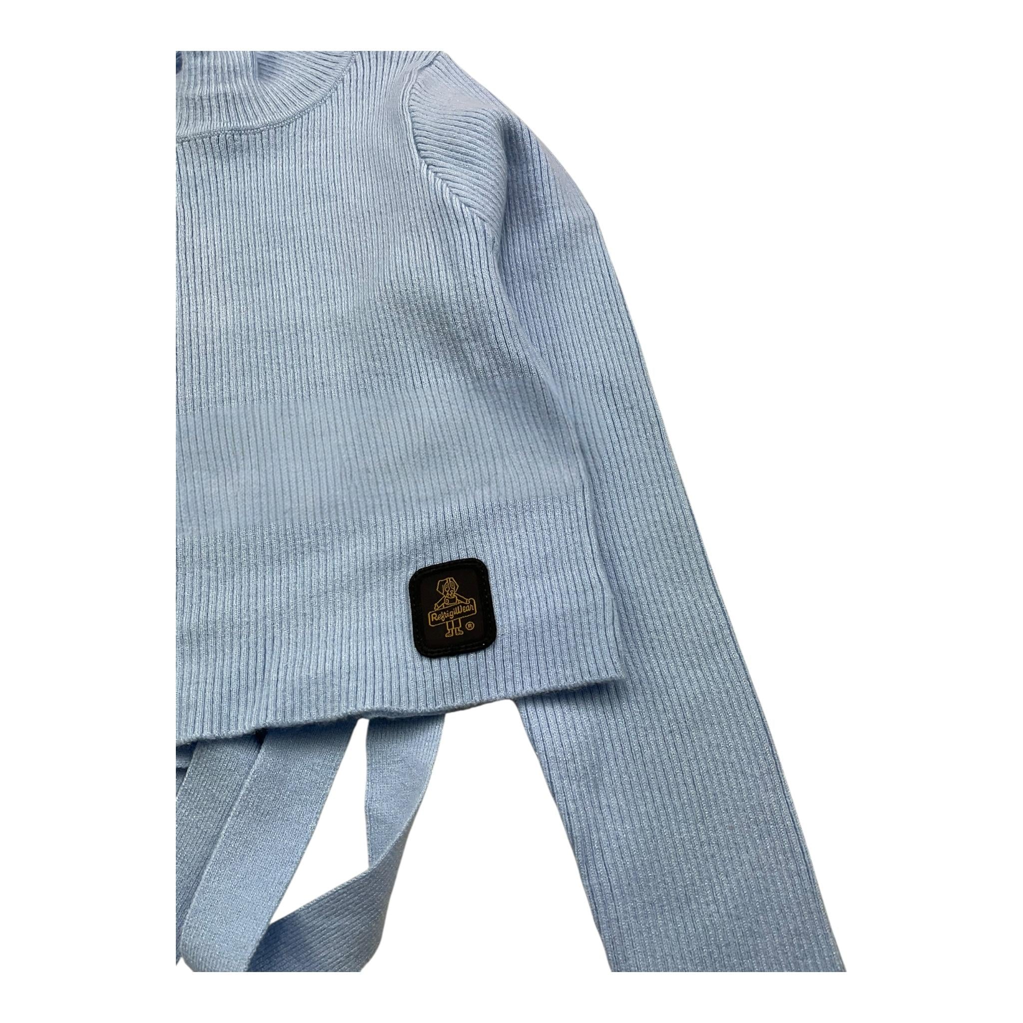 REFRIGIWEAR maglia mezzo collo tinta unita Azzurro per Bambina RWG915 AZZURRO REFRIGIWEAR