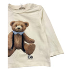 LE BEBE' shirt girocollo tinta unita con stampa orso Panna per Neonato LBB5172 PANNA LE BEBE'