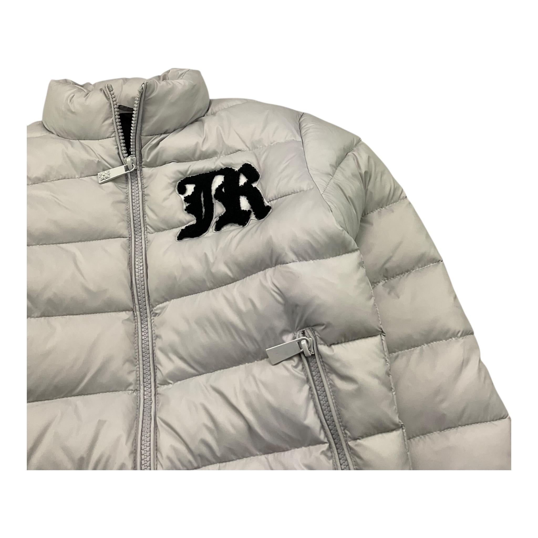 JOHN RICHMOND giubbino tinta unita con stampa Grigio per Bambina RBA25224PI GRIGIO JOHN RICHMOND