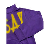 STARTER felpa chiusa con cappuccio tinta unita cn logo Viola per Bambino 1329 VIOLA STARTER