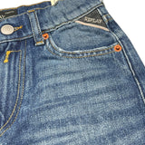 REPLAY jeans tinta unita 5 tasche Blu per Bambino SB9ZI BLU REPLAY