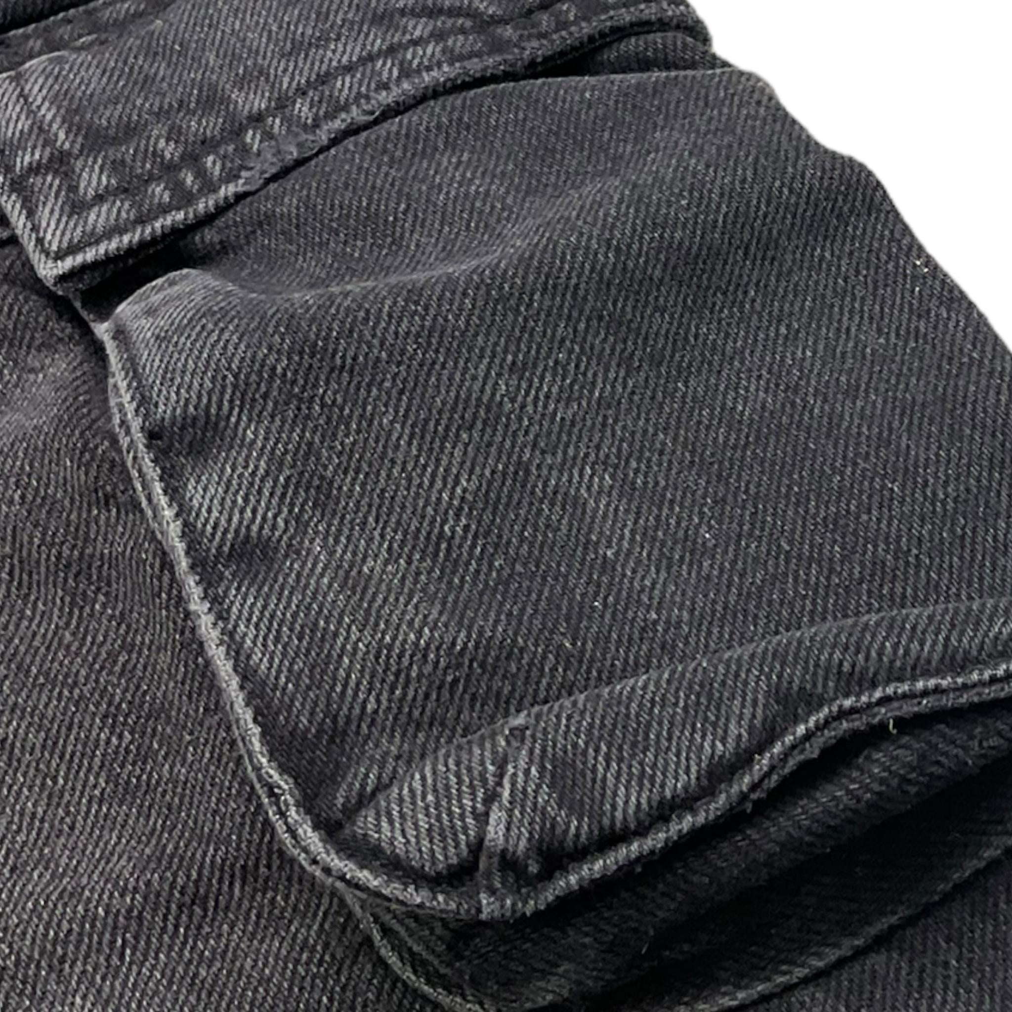 ANTONY MORATO jeans tinta unita modello cargo con tasconi Nero per Bambino MKDT00070 NERO ANTONY MORATO