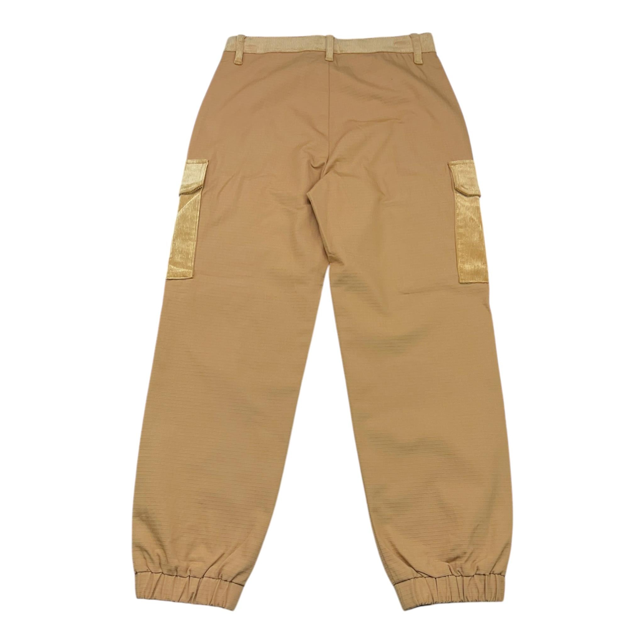 MOSCHINO pantalone tinta unita con girovita regolabile Cammello per Bambino HUP08M CAMMELLO MOSCHINO