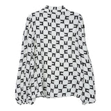 ELISABETTA FRANCHI camicia manica lunga tinta unita con stampa logo Panna per Bambina EFCA230 PANNA ELISABETTA FRANCHI