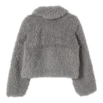STELLA McCARTNEY pelliccia tinta unita con zip Grigio per Bambina TV2A87 GRIGIO STELLA McCARTNEY