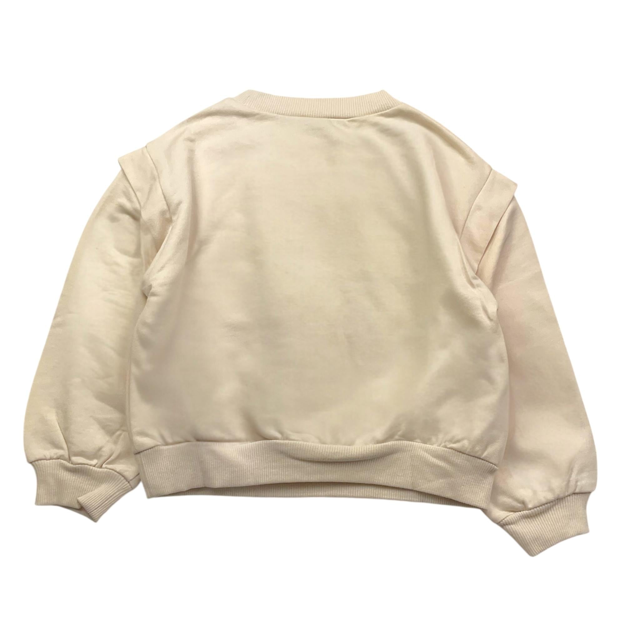MAYORAL completo 2pz felpa-pantalone bicolore Beige/nero per Bambina 4887 BEIGE/NERO MAYORAL