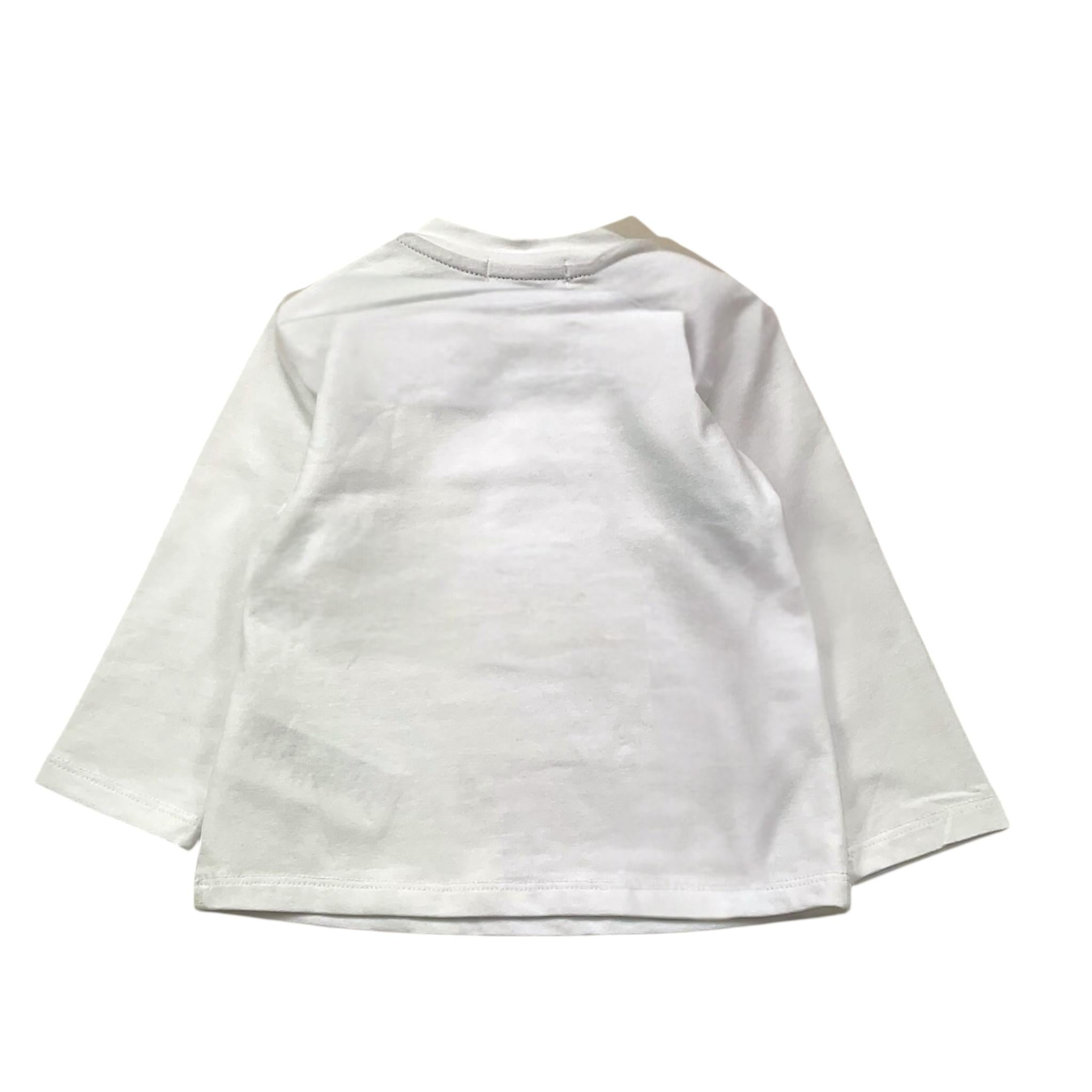 Y-CLU shirt girocollo tinta unita con stampa Bianco per Neonato BYN7695 BIANCO Y-CLU