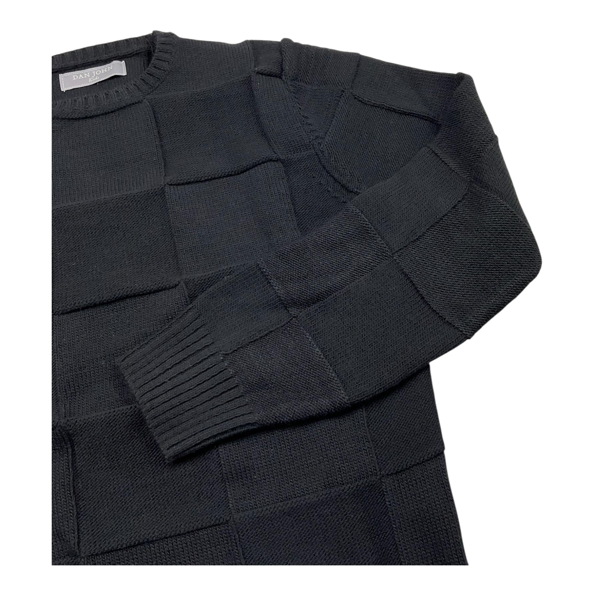 DAN JOHN maglia girocollo tinta unita Nero per Bambino MGD5310JX NERO DAN JOHN