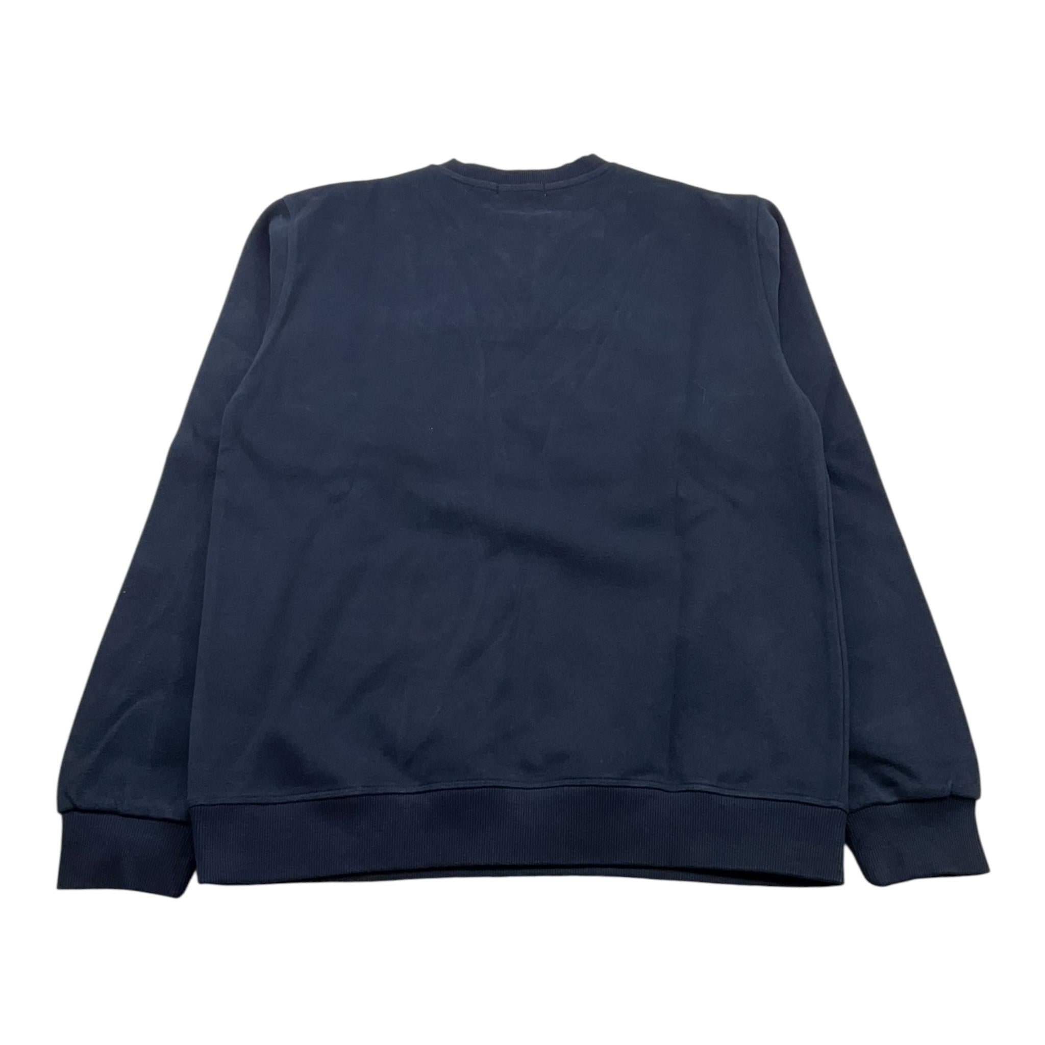 JECKERSON felpa tinta unita girocollo con stampa Blu per Bambino J4429X BLU JECKERSON