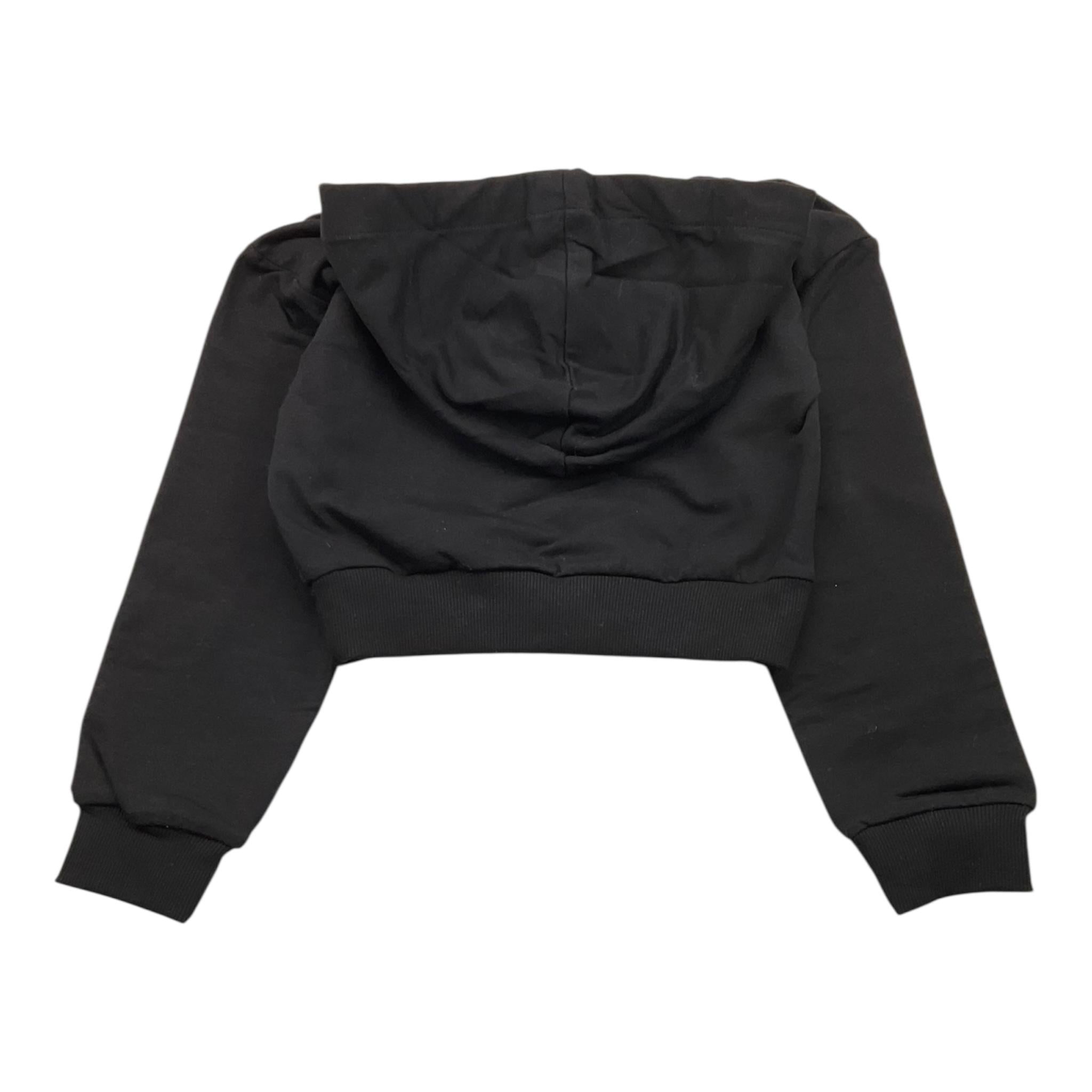 GAELLE felpa tinta unita con cappuccio e brillantini Nero per Bambina 2741FY00347X NERO GAELLE