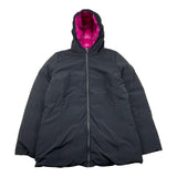 REFRIGUE giubbino reversibile bicolore cn cappuccio Nero/fuxia per Bambina 2841O00001 NERO/FUXIA REFRIGUE