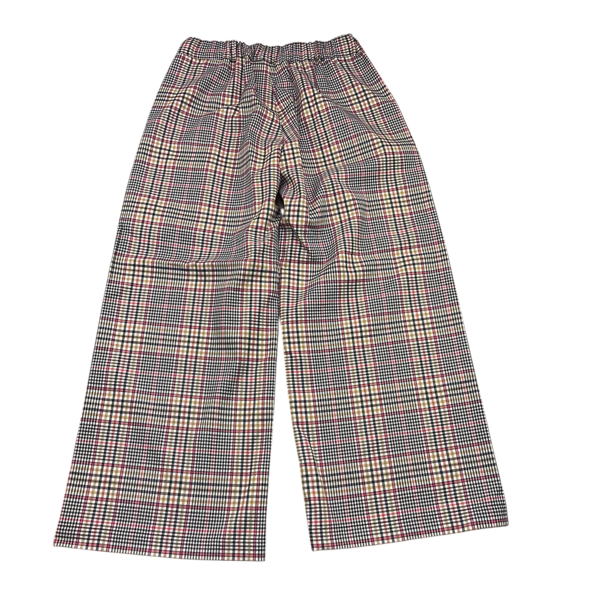 MOSCHINO pantalone tinta unita modello a palazzo con fantasia quadri Bianco per Bambina HDP06N BIANCO MOSCHINO