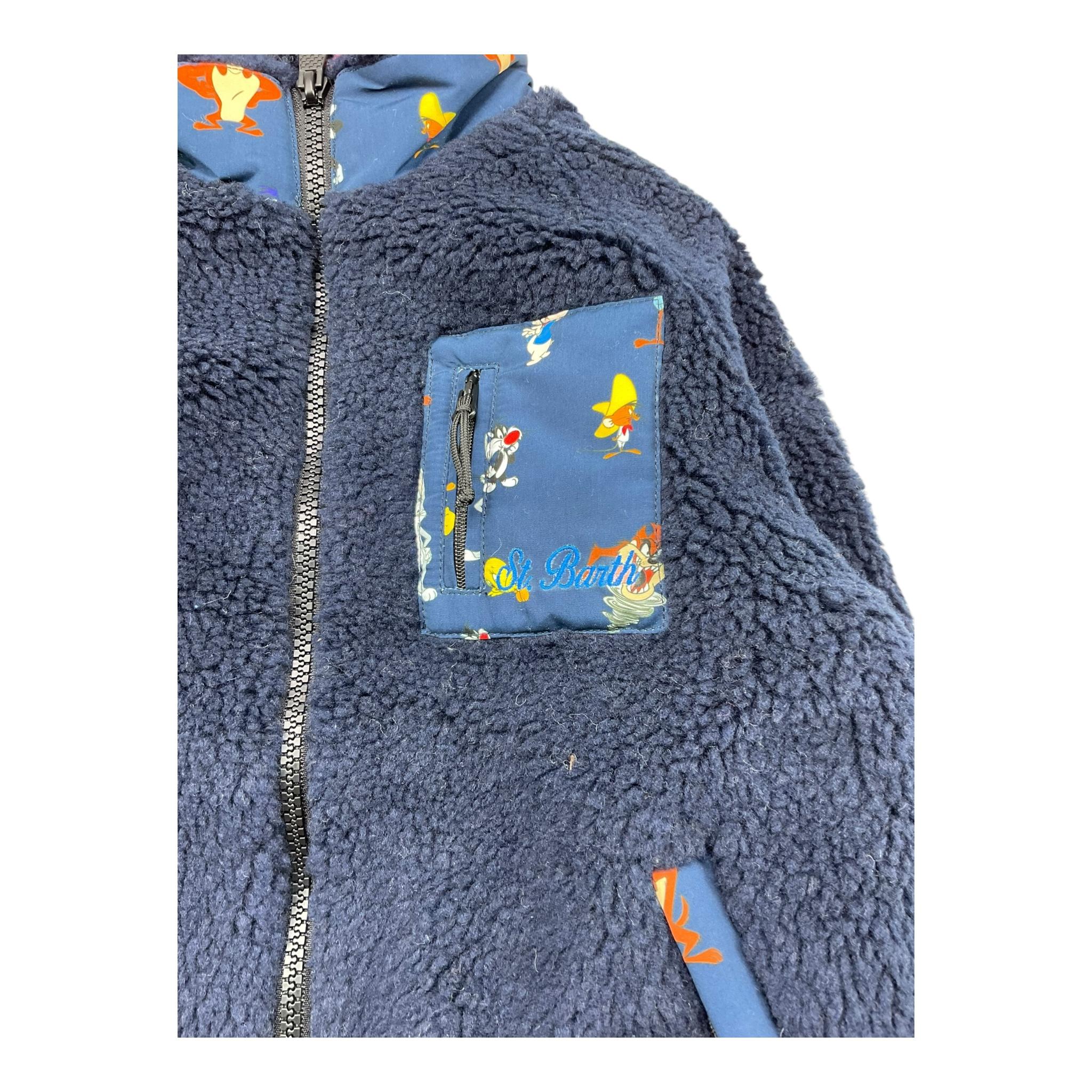 SAINT BARTH giubbino tinta unita con zip Blu per Bambino DHDH BLU SAINT BARTH