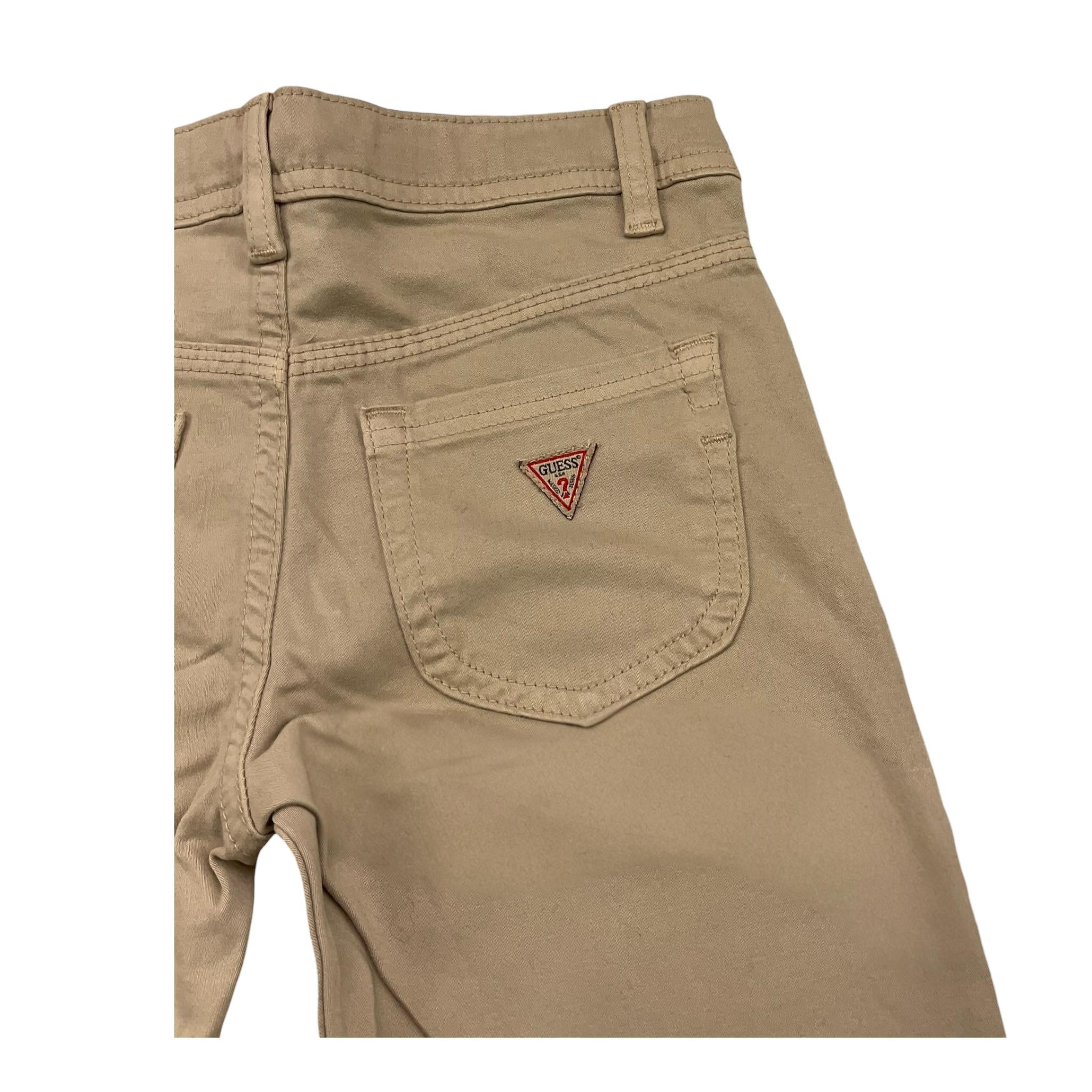 GUESS pantalone tinta unita con girovita regolable Beige per Bambino N4YB05WDD52X BEIGE GUESS