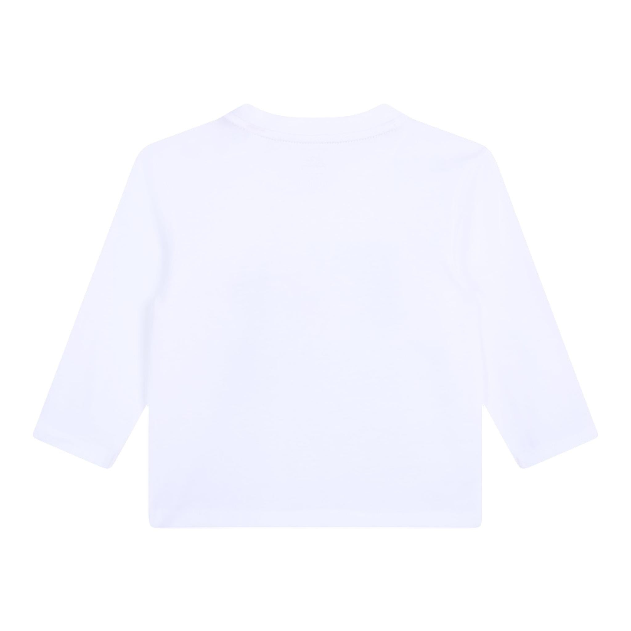 TIMBERLAND shirt girocollo tinta unita con stampa in contrasto Bianco per Neonato T60250 BIANCO TIMBERLAND