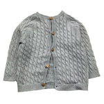 WEDOBLE cardigan tinta unita con ricami Azzurro per Neonato V2404308A AZZURRO WEDOBLE