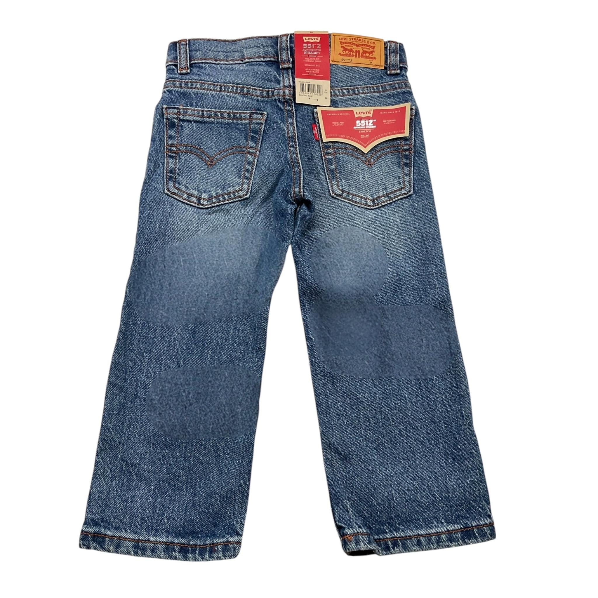 LEVI'S jeans tinta unita con girovita regolabile Blu per Bambino 9EL2311 BLU LEVI'S