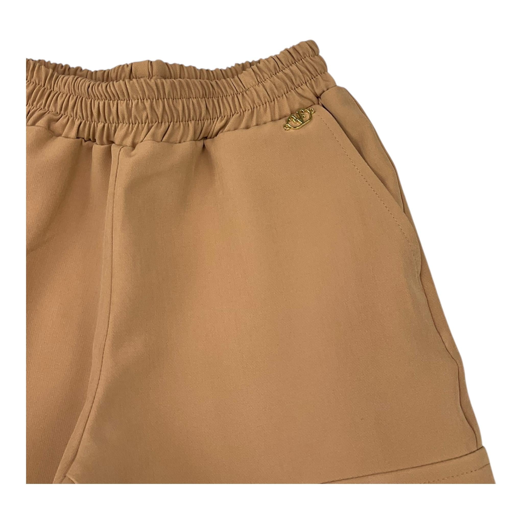 FUN & FUN pantalone tinta unita con elastico in vita Beige per Bambina FBPT00223X BEIGE FUN & FUN