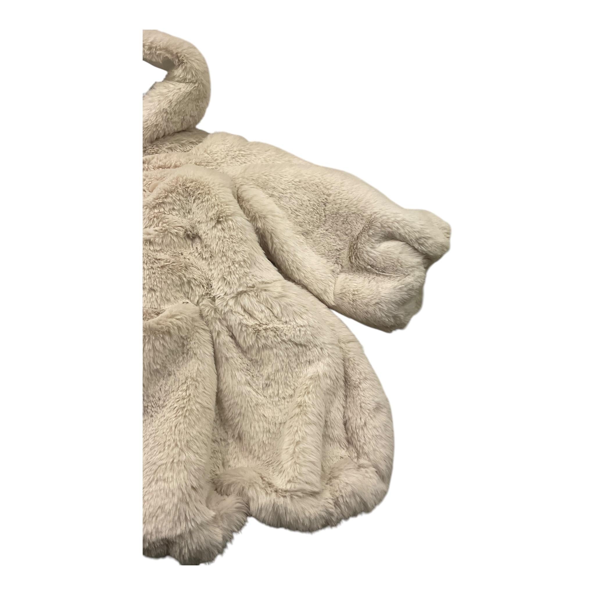 LE BEBE' pelliccia tinta unita con cappuccio Beige per Neonata LBG6179 BEIGE LE BEBE'
