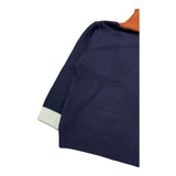 EMANUEL PRIS maglia tricolore collo alto Blu per Neonato EMG7078NN BLU EMANUEL PRIS