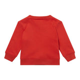 STELLA McCARTNEY felpa chiusa girocollo titna unita con stampe in contrasto Rosso per Bambina TT4050 ROSSO STELLA McCARTNEY