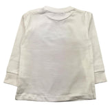 CESARE PACIOTTI shirt girocollo tinta unita con stampa Bianco per Neonato TSP5316BX BIANCO CESARE PACIOTTI