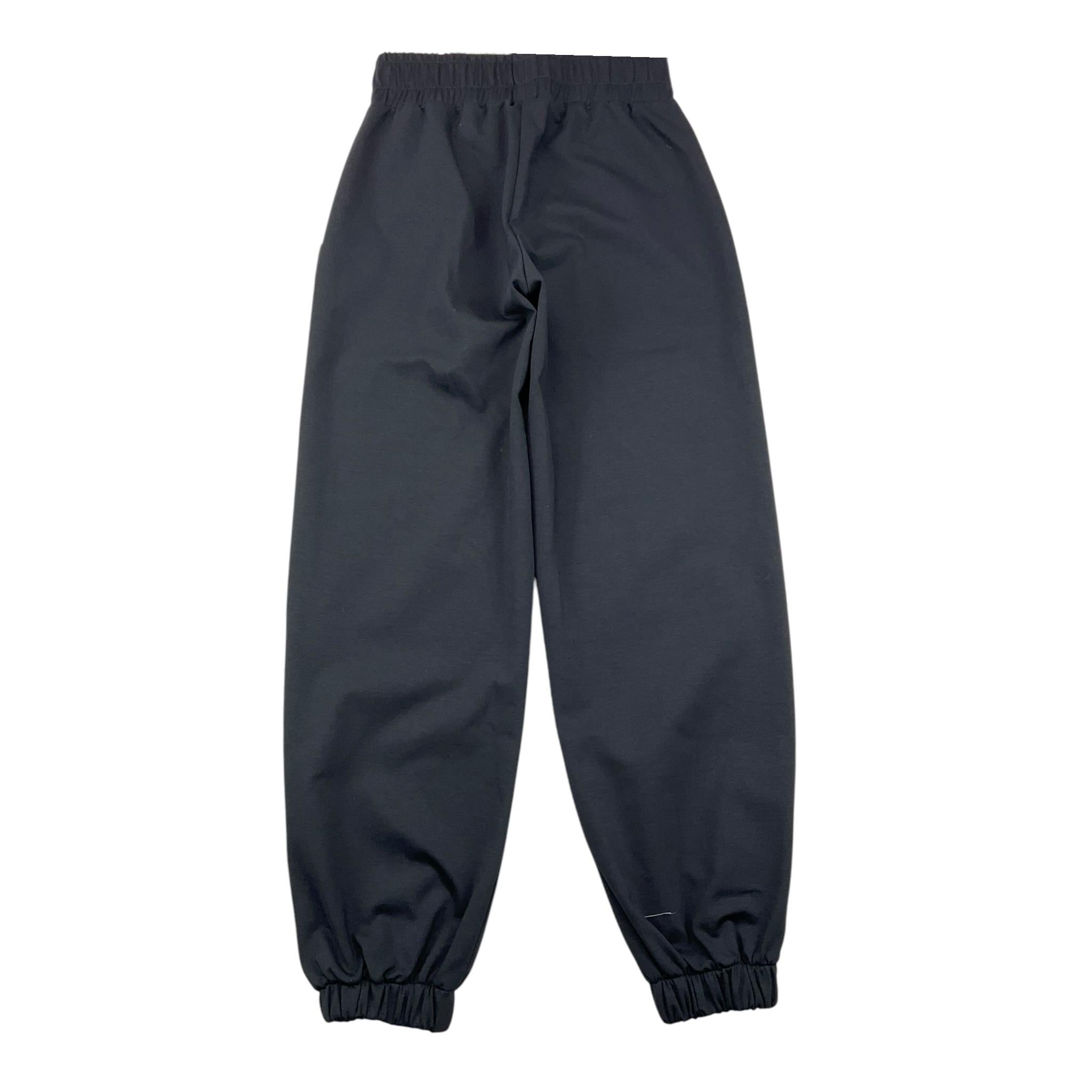 JOHN RICHMOND pantalone tinta unita con elastico in vita e brillantini Nero per Bambina RGA25189PA NERO JOHN RICHMOND