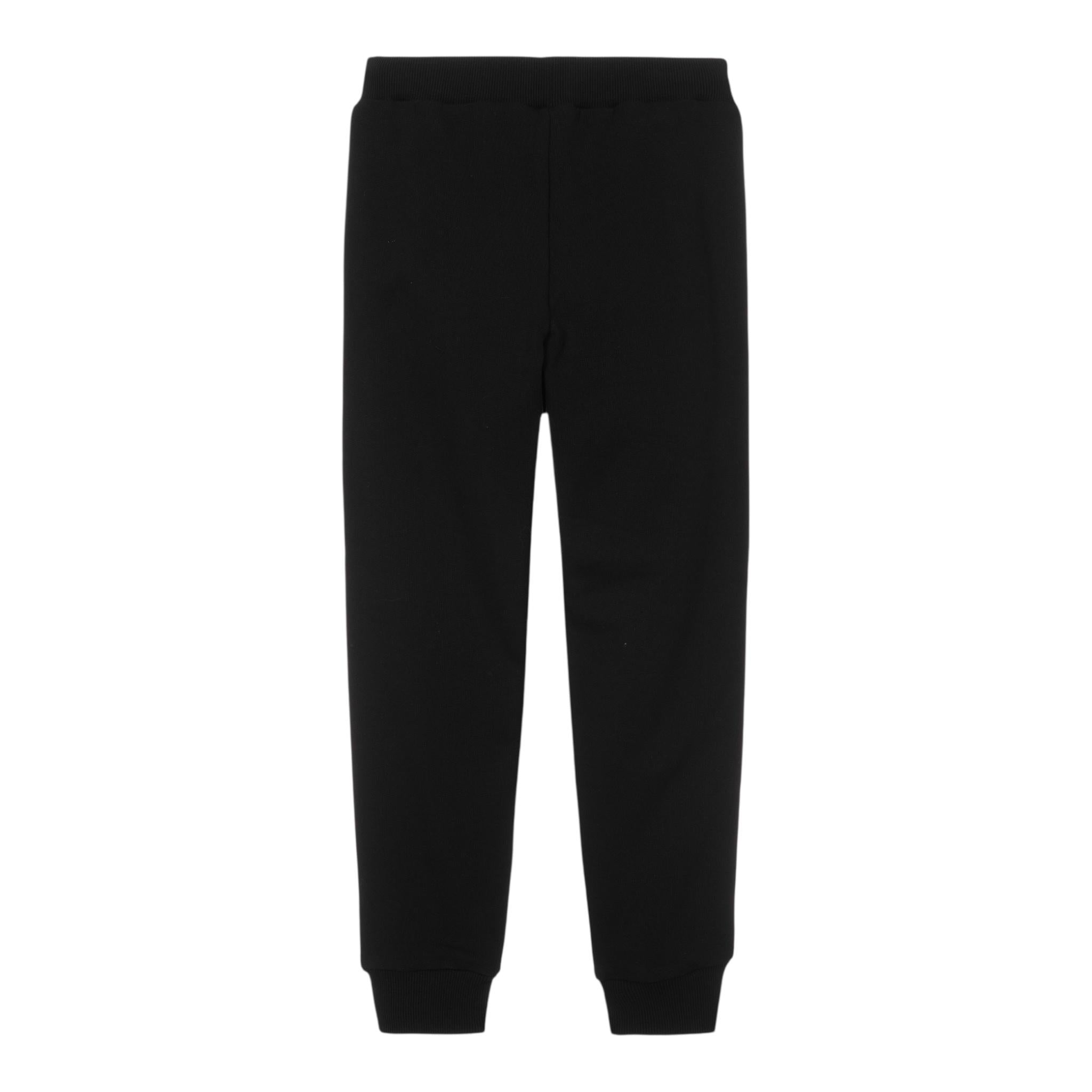 BALMAIN pantalone modello tuta con profili in contrasto Nero per Bambina BT6R50 NERO BALMAIN