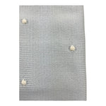 LITTLE BEAR coperta tinta unita con ricami in contrasto Azzurro per Neonato 9114XM AZZURRO LITTLE BEAR