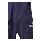 DIESEL pantalone tuta tinta unita cn tasche Blu per Neonato K00583 BLU DIESEL