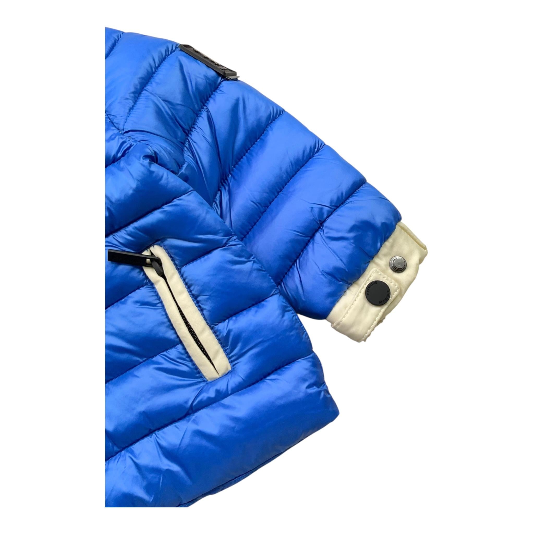 REFRIGUE giubbino tinta unita con cappuccio e zip Cobalto per Neonato 2871O00004 COBALTO REFRIGUE