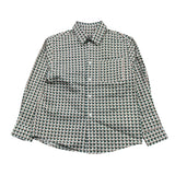 PAOLO PECORA camicia tinta unita con fantasia Bianco/verde per Bambino PP4102 BIANCO/VERDE PAOLO PECORA