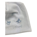 NINNAOH cappello tinta unita con stampa Azzurro per Neonato I21267 AZZURRO NINNAOH