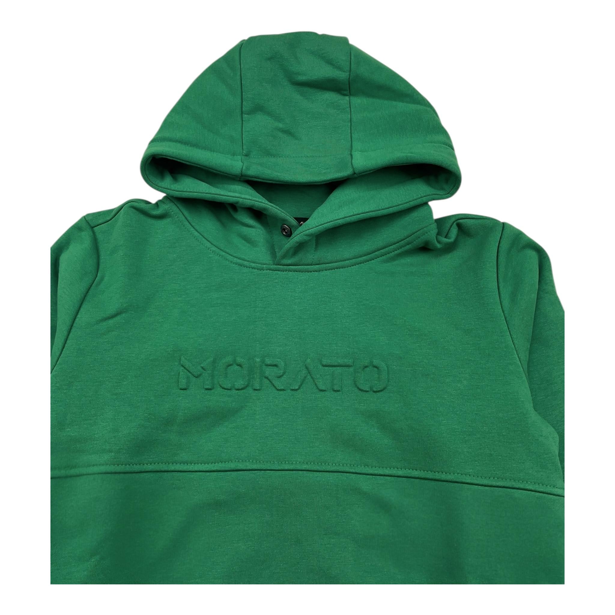 ANTONY MORATO felpa chiusa con cappuccio tinta unita Verde per Bambino MKFL00463 VERDE ANTONY MORATO