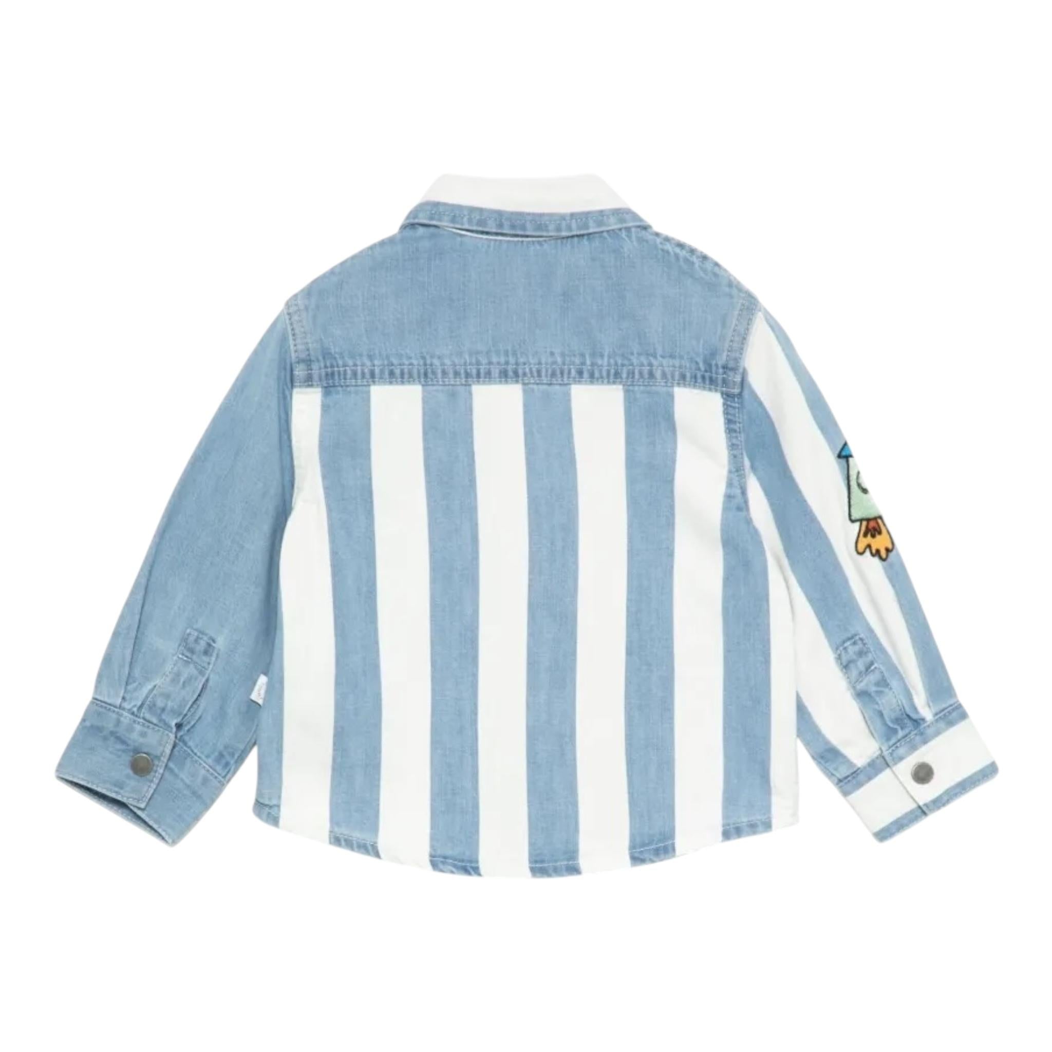 STELLA McCARTNEY camicia manica lunga in denim Azzurro per Neonato TV5500 AZZURRO STELLA McCARTNEY