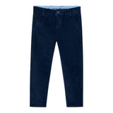 BOBOLI pantalone tinta unita con girovita regolabile Blu per Bambino 737096 BLU BOBOLI
